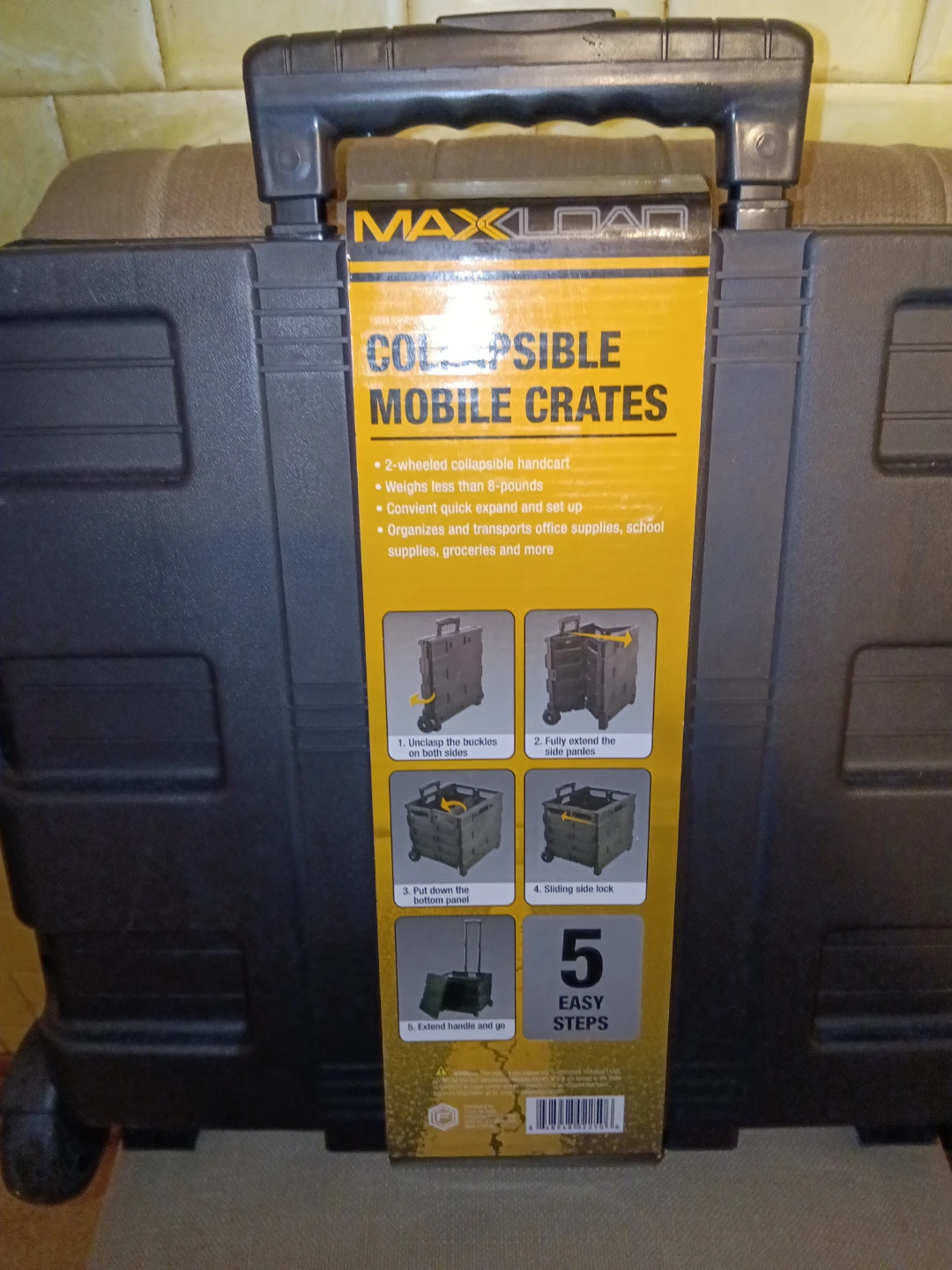 MaxLoad Collapsible Mobile Crates set of 2 - photo 2