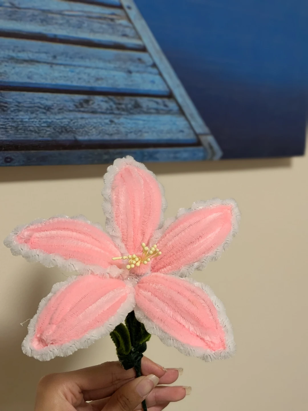 Nush pink handmade pipe cleaner Lillie's