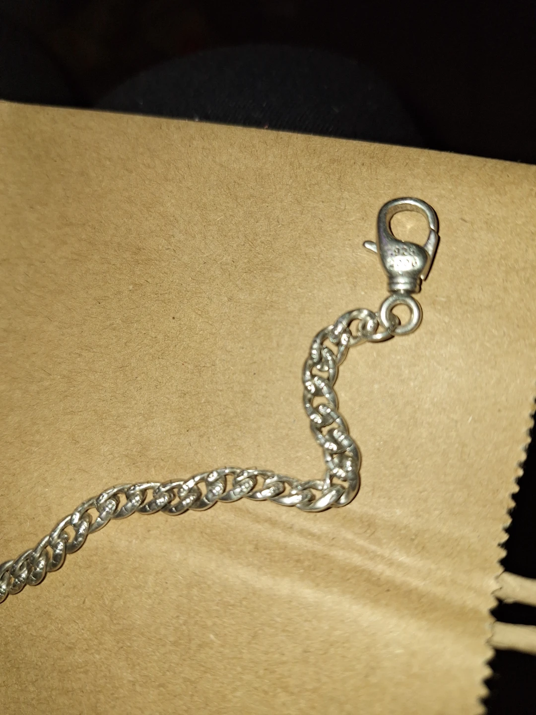 Solid  Sterling Silver  Chain – 29g (Classic Curb) - photo 5