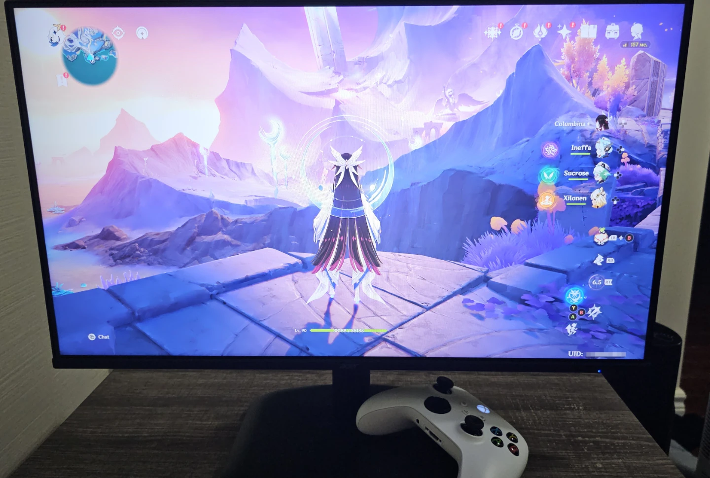 Xbox series S + Monitor 120Hz 23.8 + batteries bundle