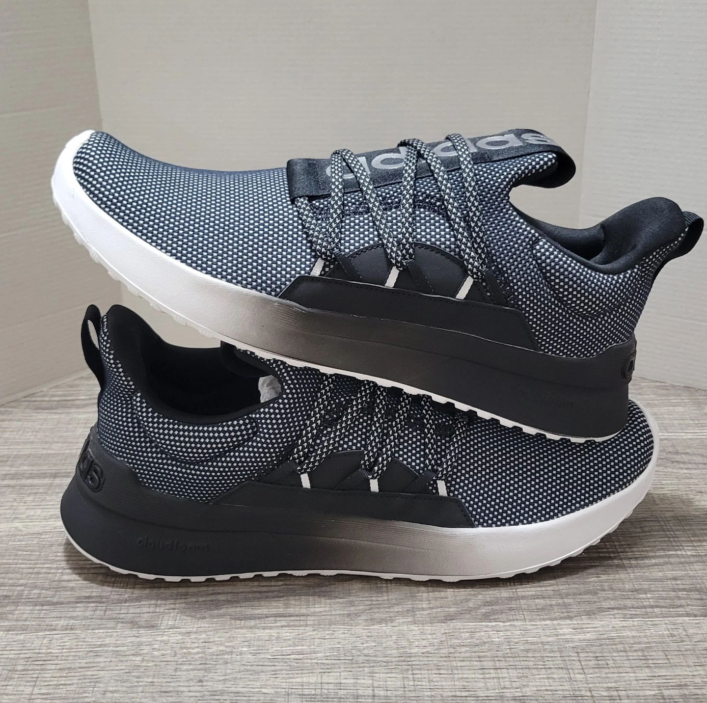 Adidas Lite Racer. Running Shoes Black/White Men's Size 11