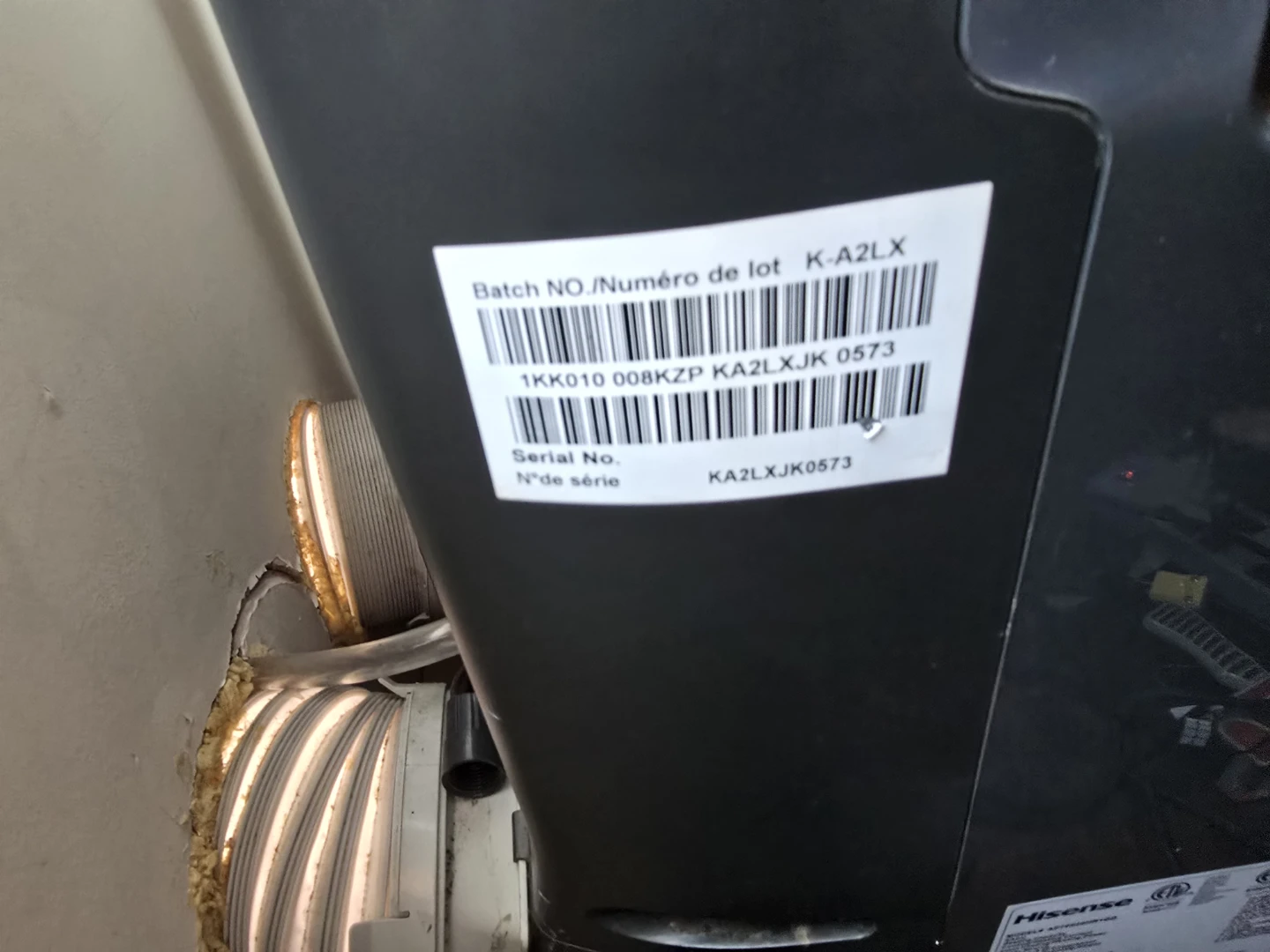 Hisense AP7020HR1GD Portable Air Conditioner - photo 3