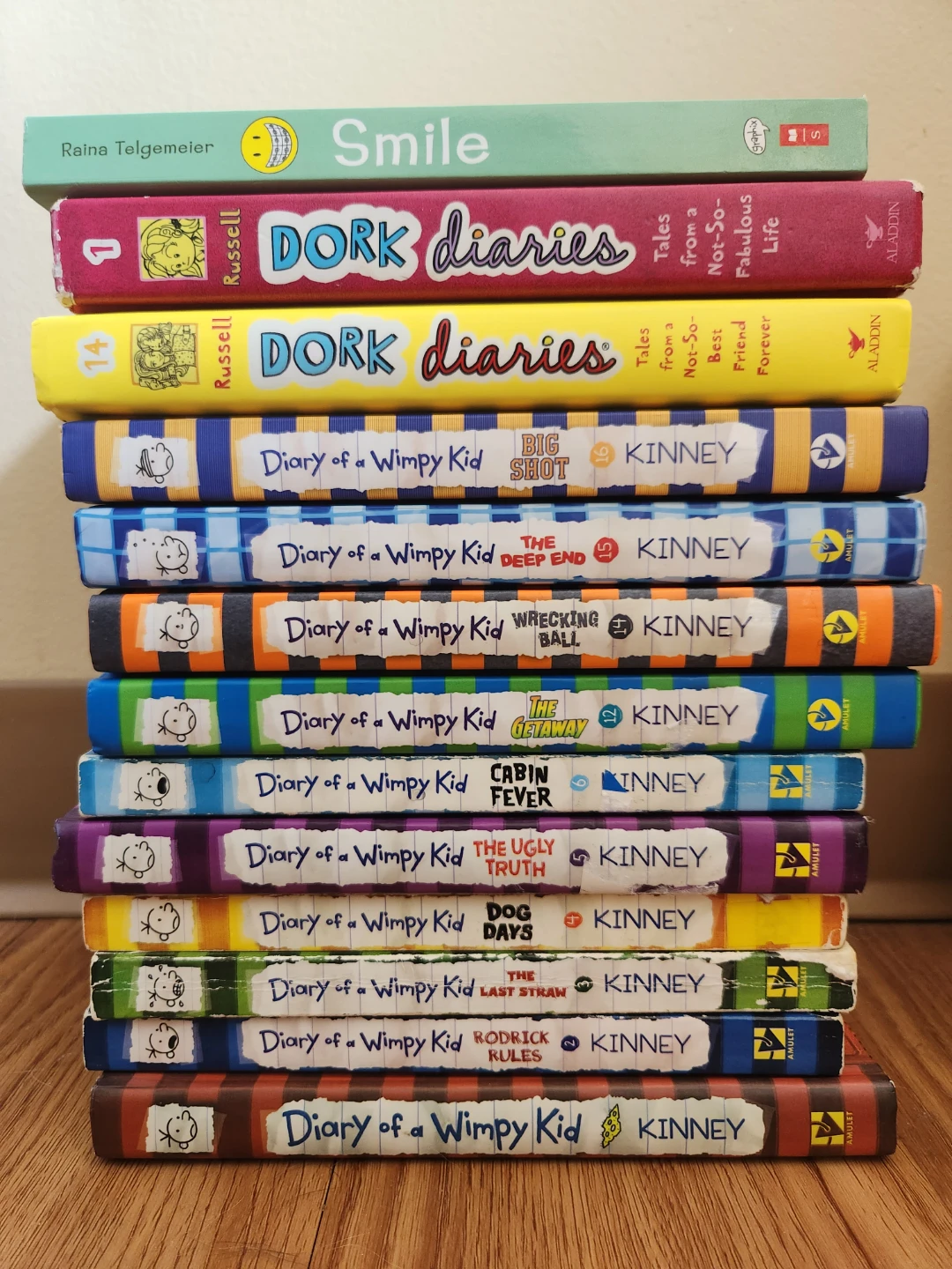 Diary of a Wimpy Kid & Dork Diaries Book Collection