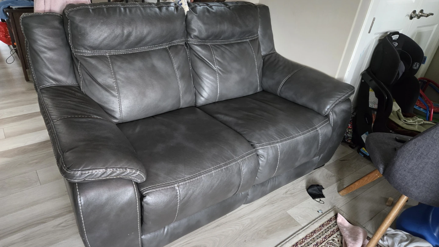 Grey Loveseat Sofa - photo 4