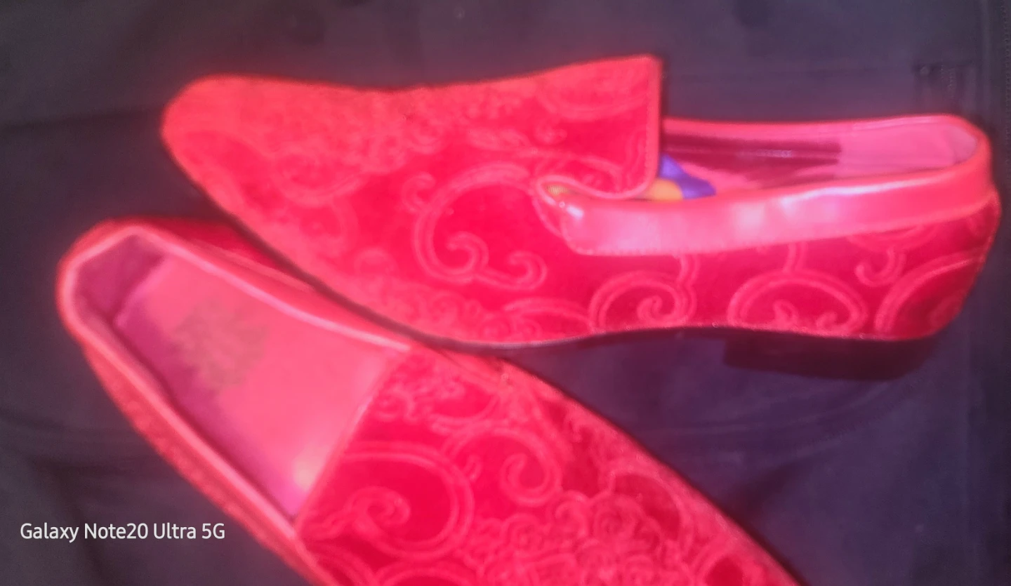 Red Velvet Loafers - photo 3