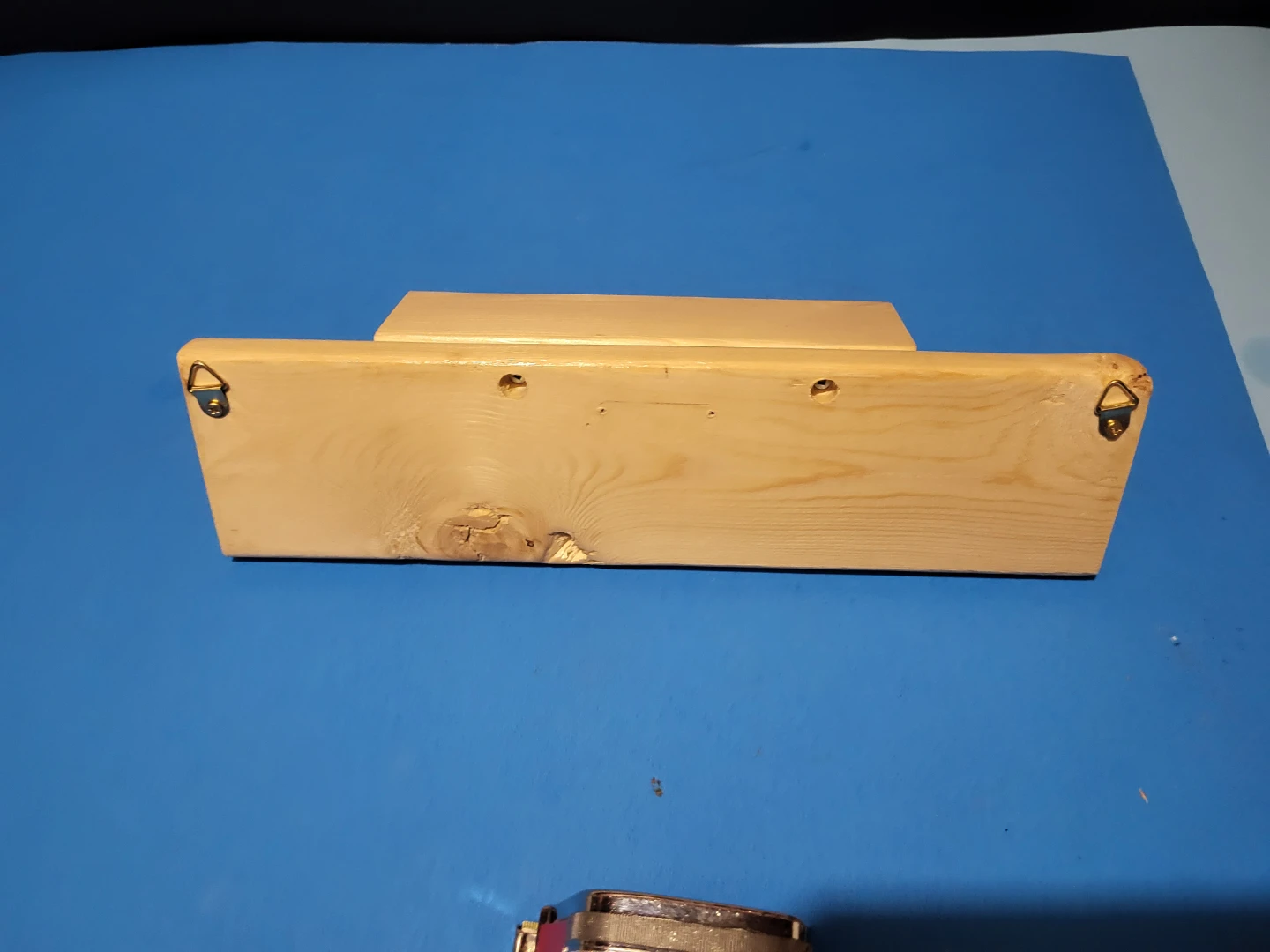 Wooden Wall-Mounted Organizer with Key Hooks - photo 3