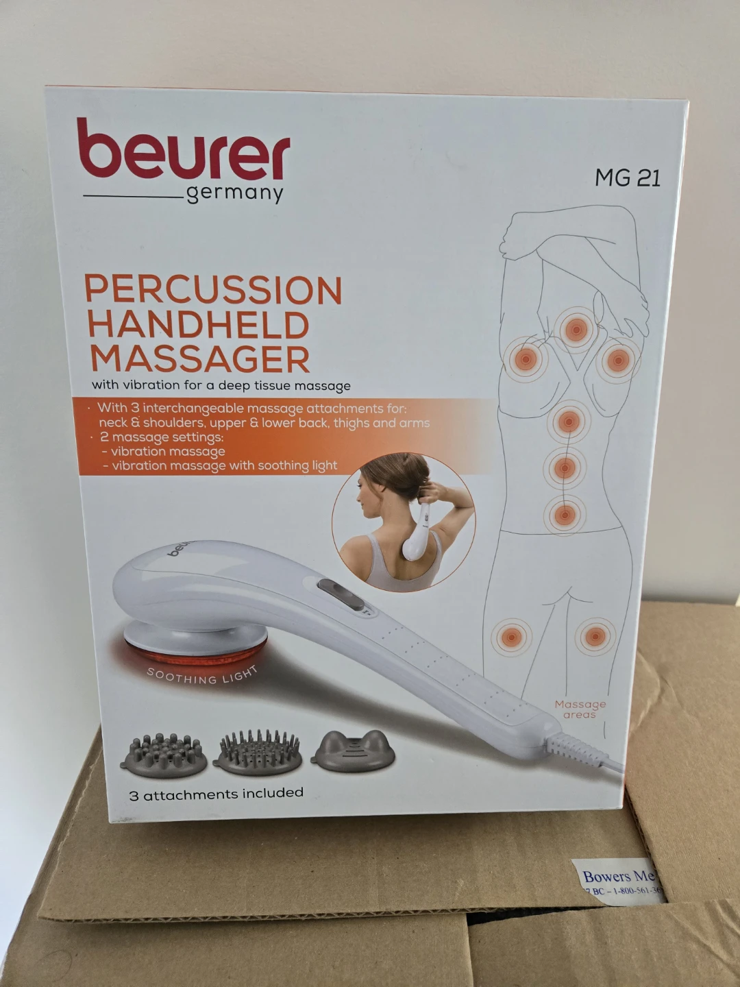 Beurer MG 21 Percussion Handheld Massager