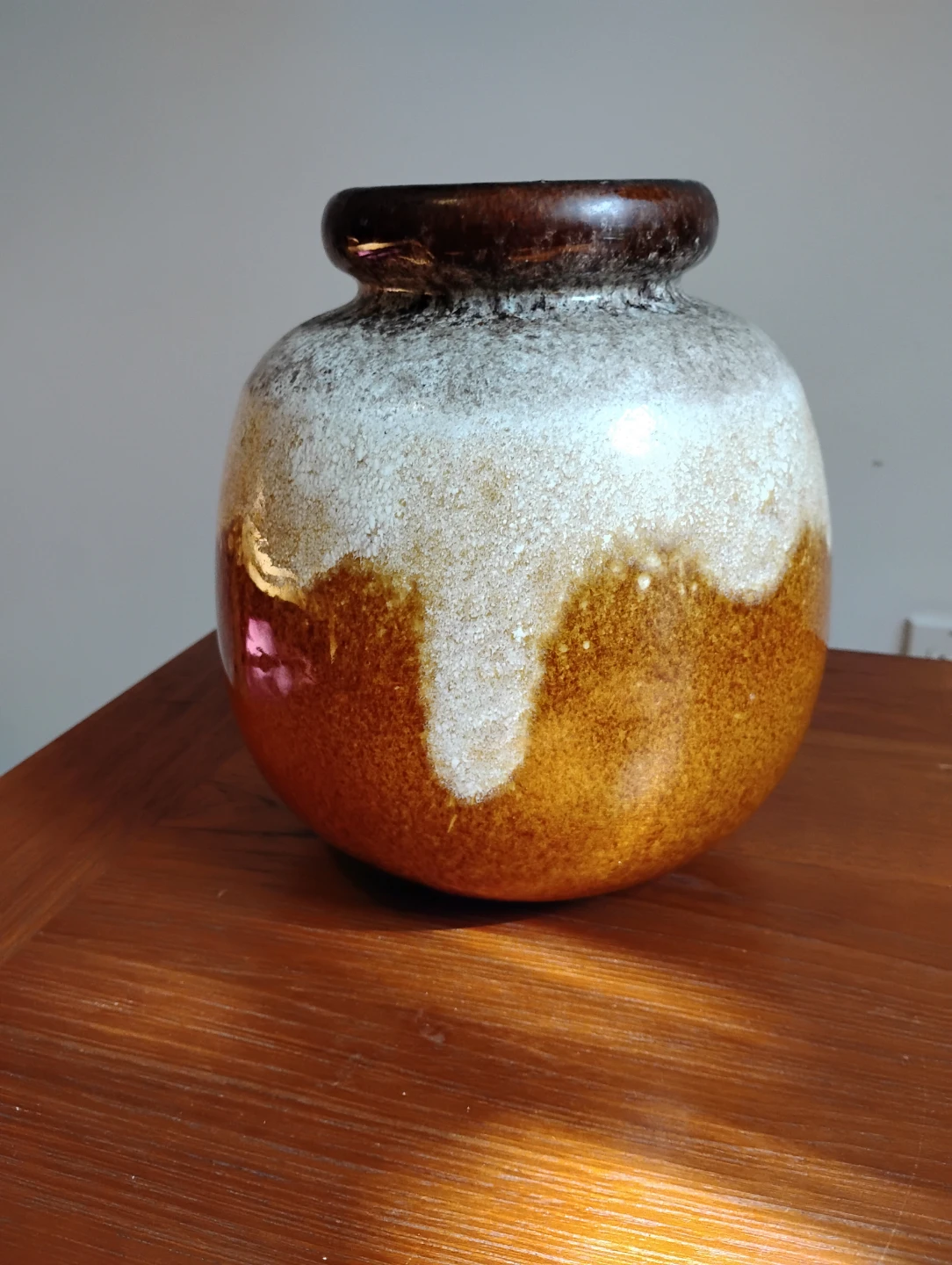 Retro Drip Glaze Ceramic Vase - photo 2