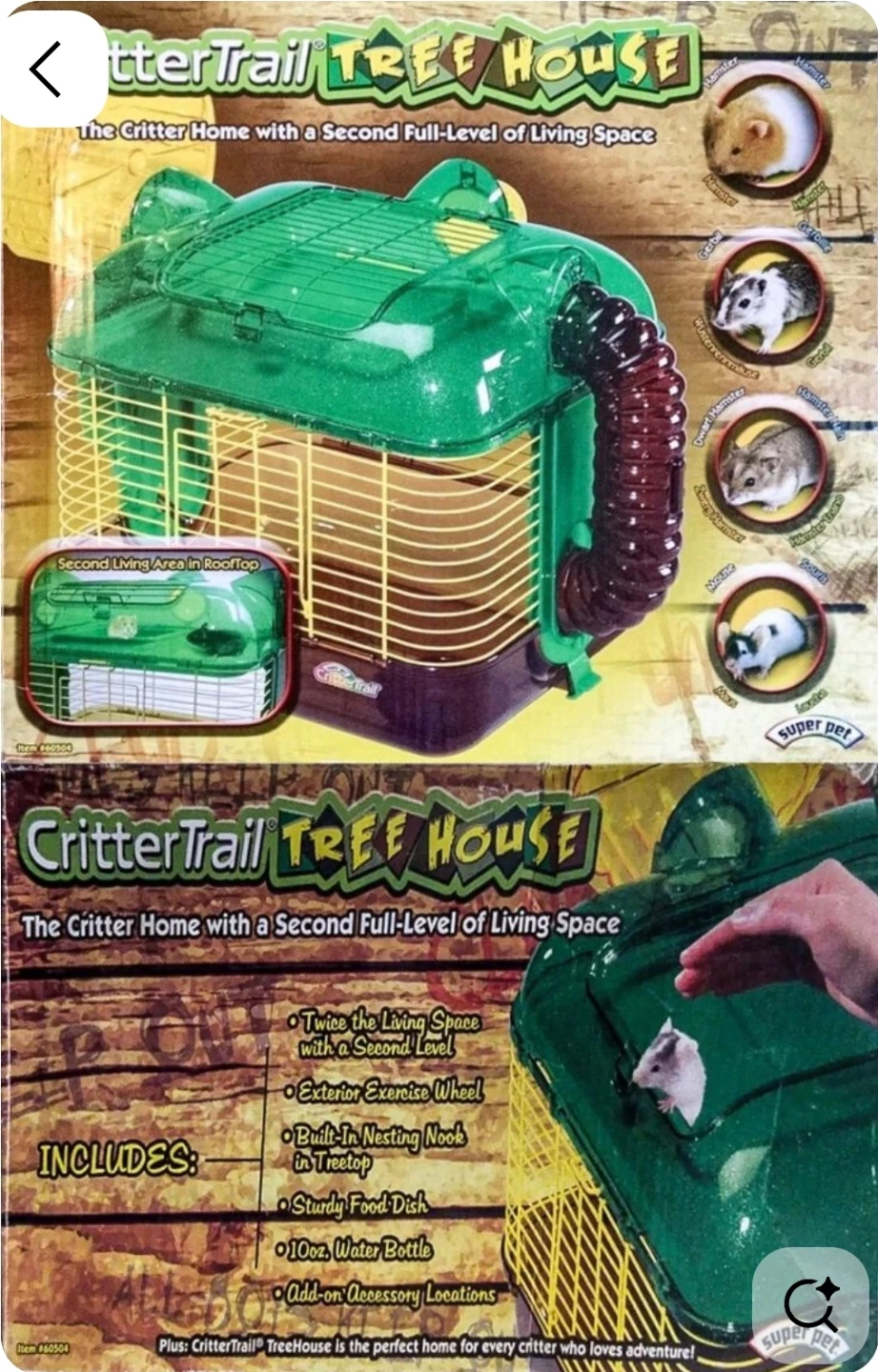 Super Pet CritterTrail Tree House Hamster Cage - photo 4