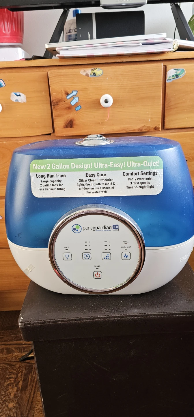 PureGuardian Ultrasonic Humidifier 2.0 Gallon