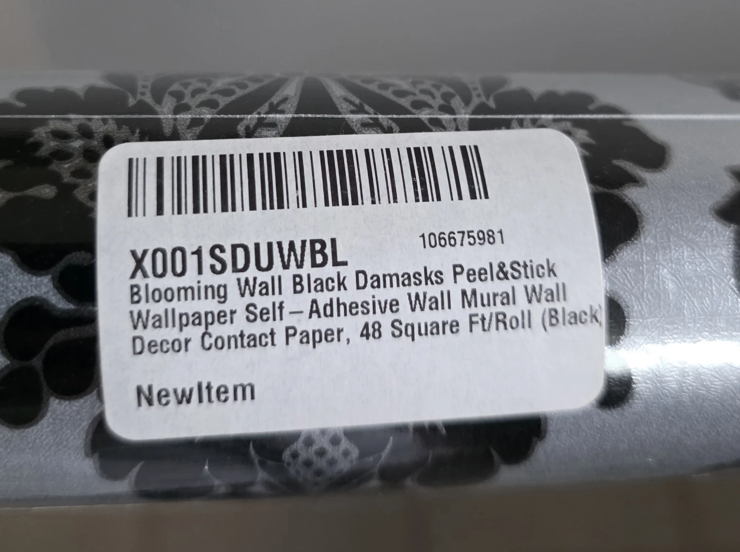 Blooming Wall Black Damask Peel & Stick Wallpaper - photo 3