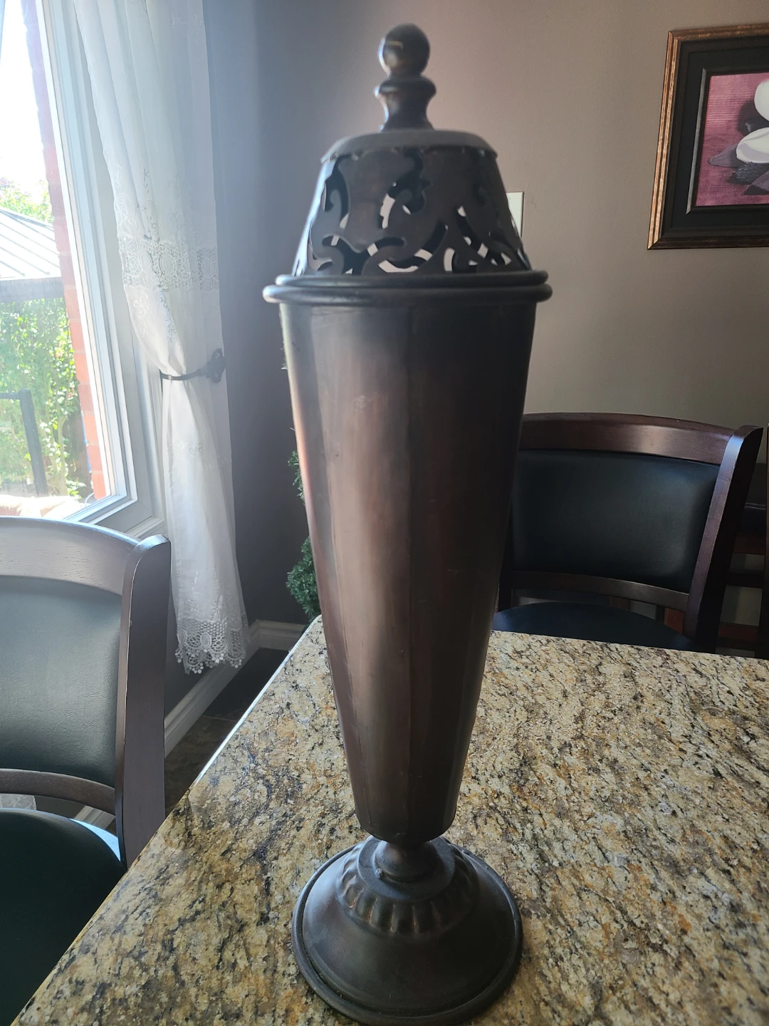 Decorative Metal Urn