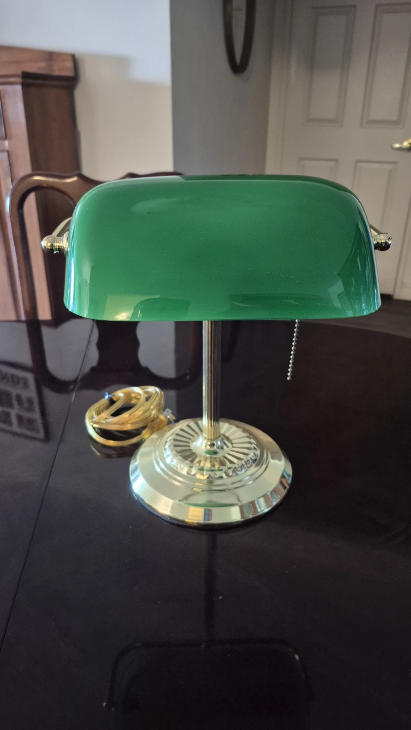 Banker's Lamp with Bulb 💡 - photo 4