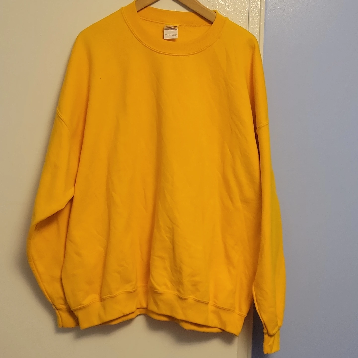 Gildan Heavy Blend Yellow Sweatshirt XXL - photo 2