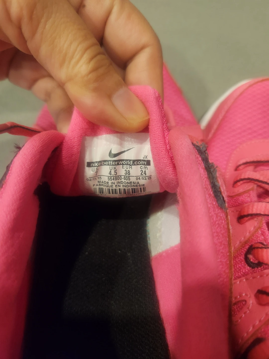 Nike Revolution 2 Pink Running Shoes size 7 - photo 4