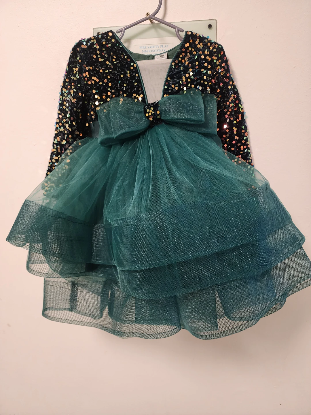 Girls' Sequin and Tulle Dress - photo 2
