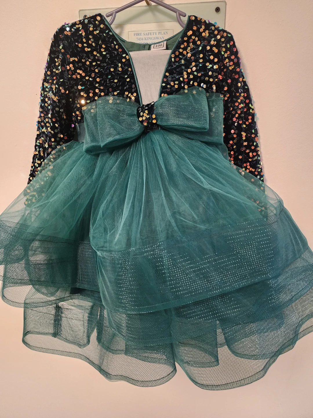 Girls' Sequin and Tulle Dress - photo 3