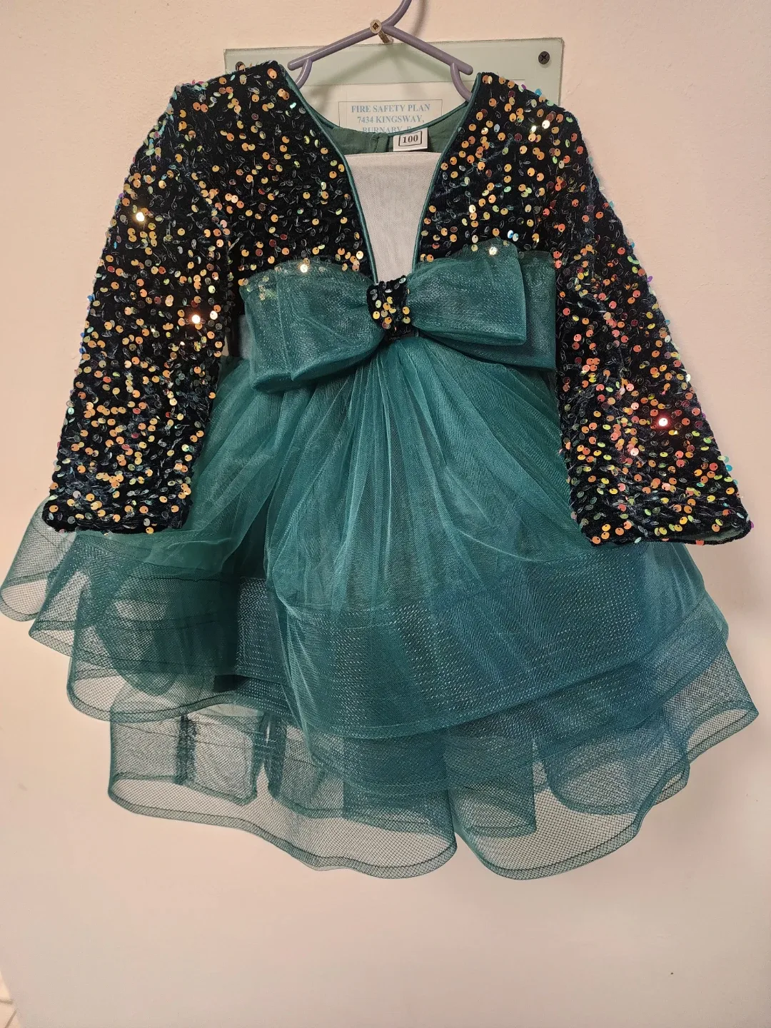 Girls' Sequin and Tulle Dress - photo 4