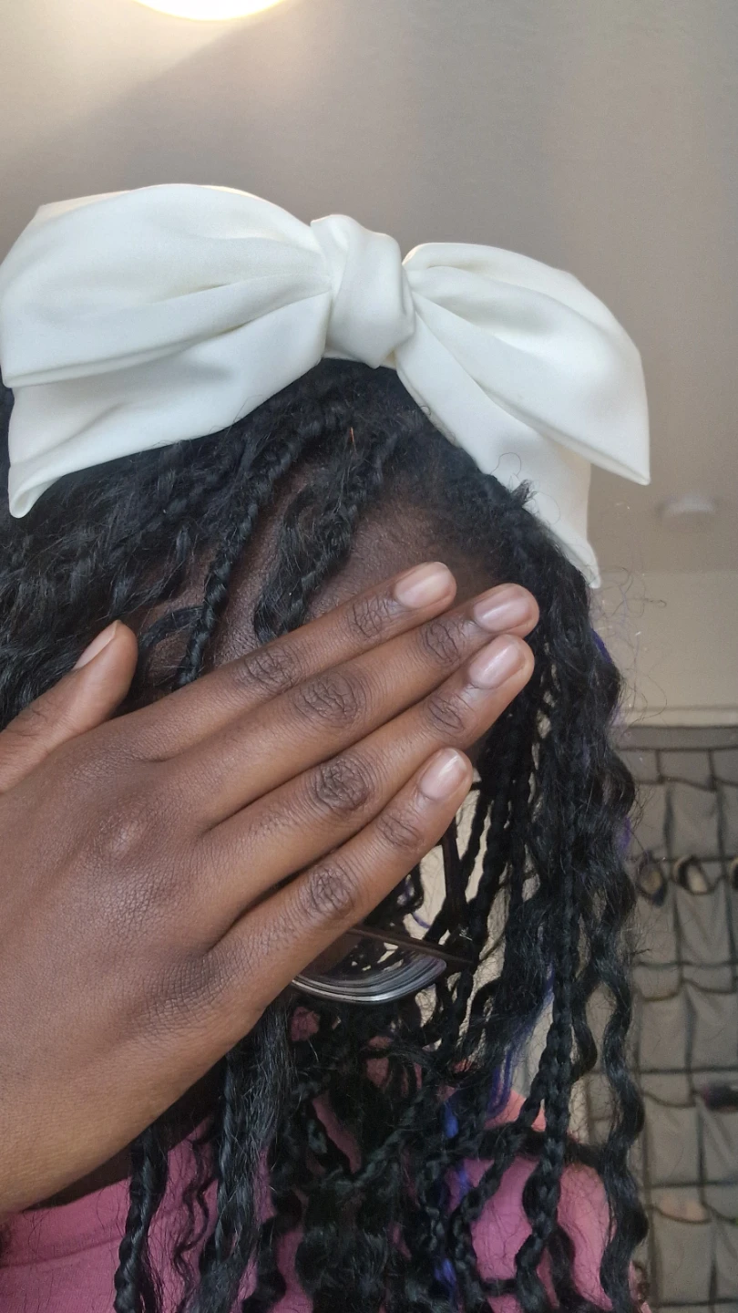 White Bow Headband - photo 2