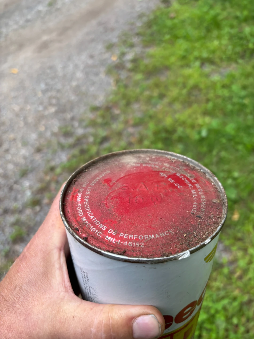 Six Vintage Veedol HD+ Motor Oil Collector Cans - photo 2