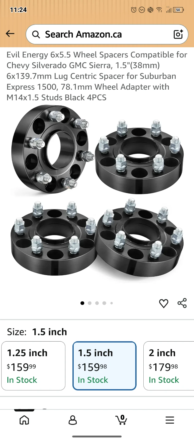 YHTAUTO 6x5.5 Wheel Spacers - 3" - photo 5