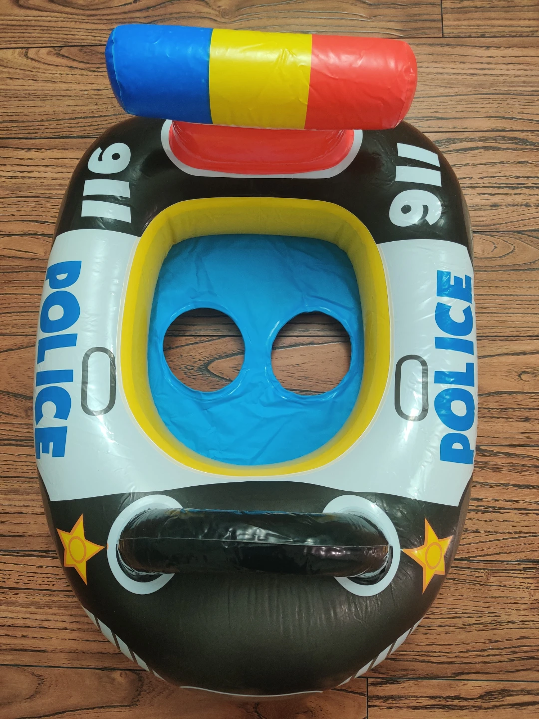 Inflatable Police Car Swim Float for Kids - photo 2