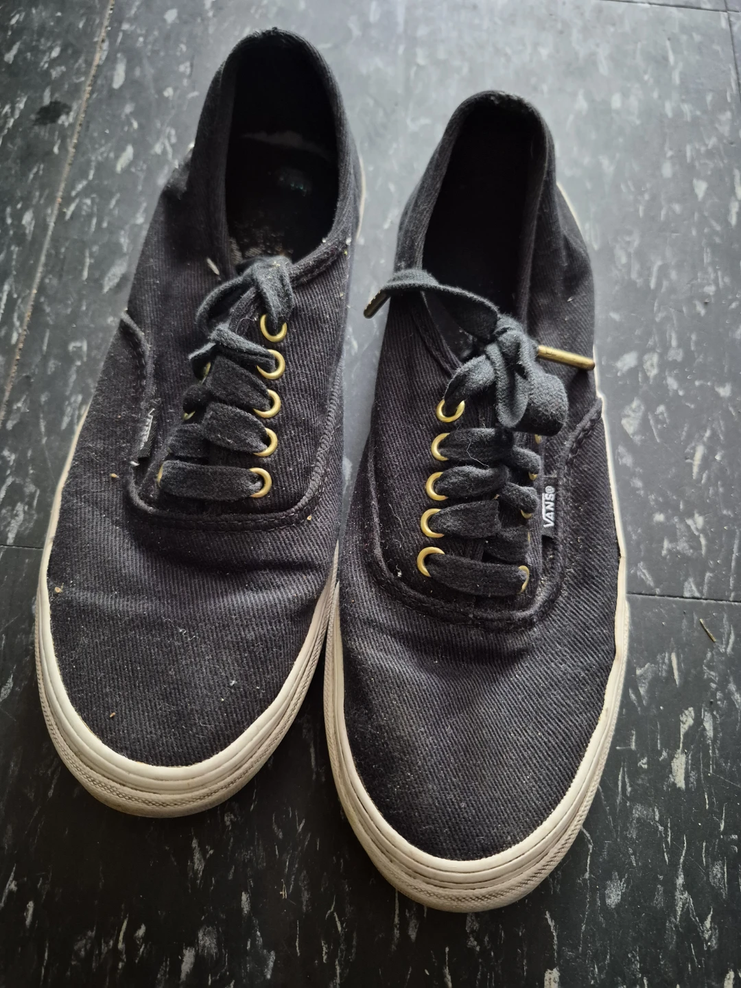 Vans Authentic Black Canvas Sneakers