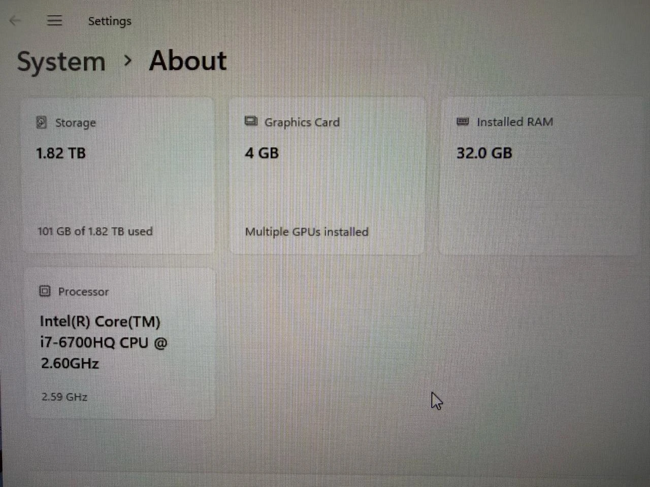 Dell All-in-One PC i7-6700HQ 32GB RAM 2TB - photo 5