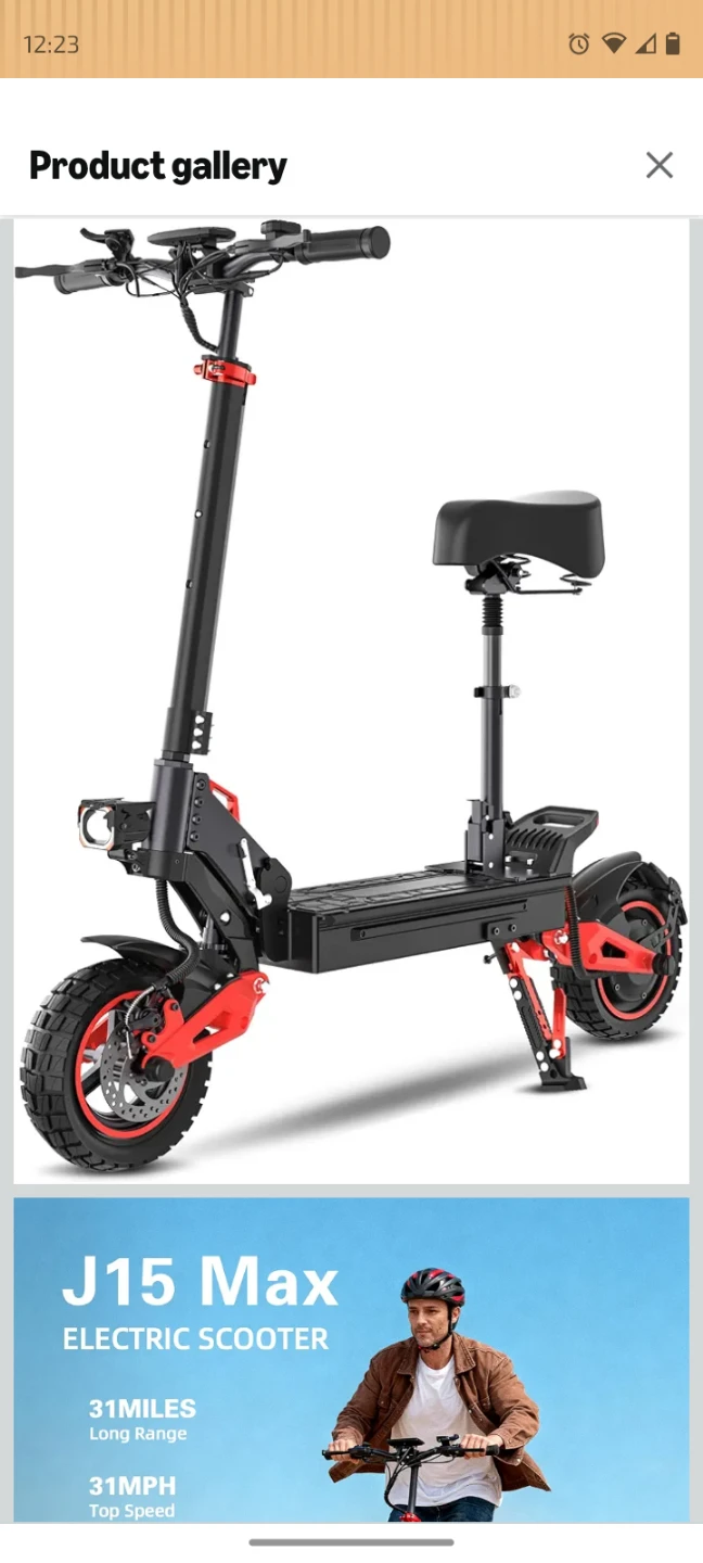 E - Scooter 1200W