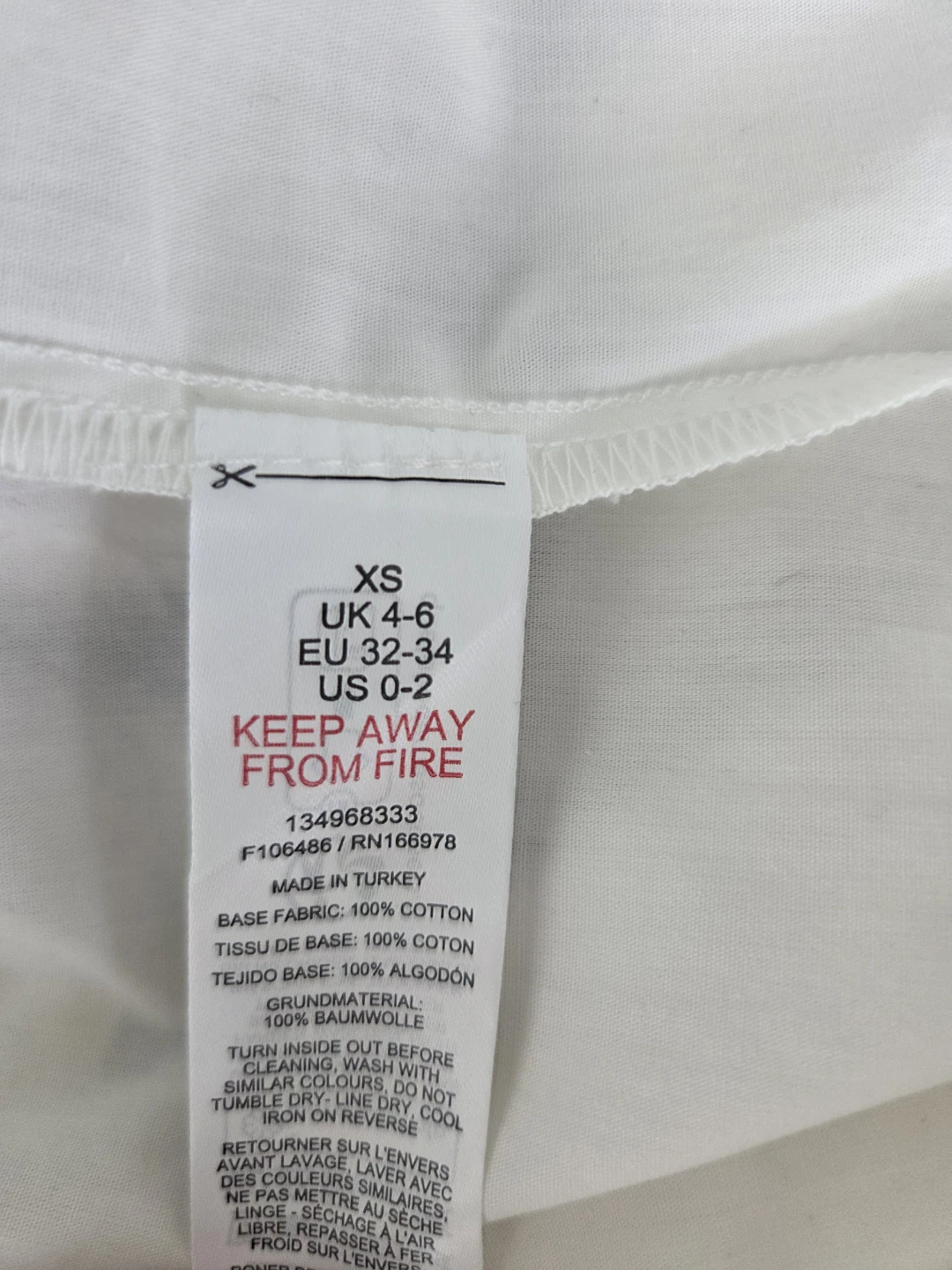 Asos White Blouse with Black Trim - photo 2