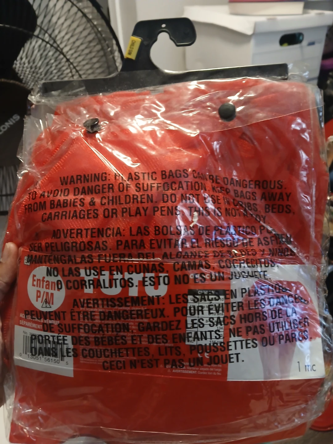 Child's Red Tutu Skirt - Size S/M - photo 2