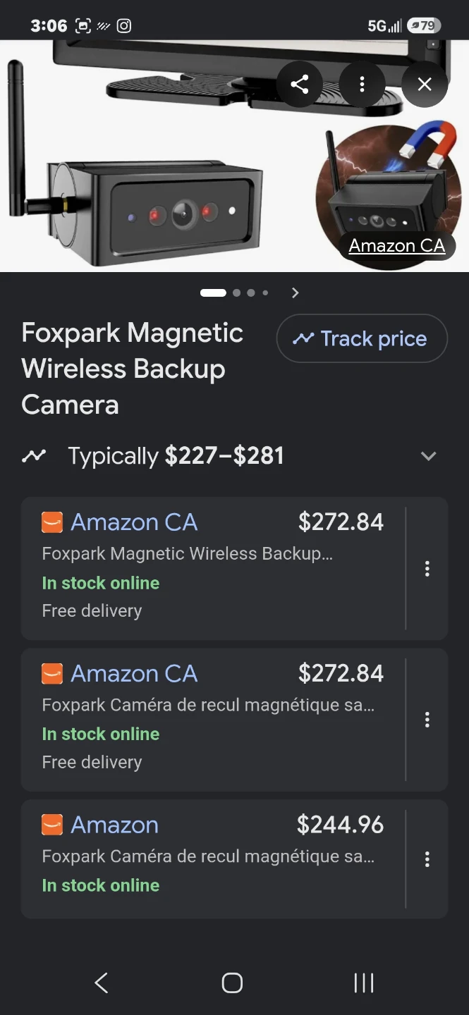 Foxpark Magnetic Wireless Backup Camera with 7" HD Monitor - photo 4