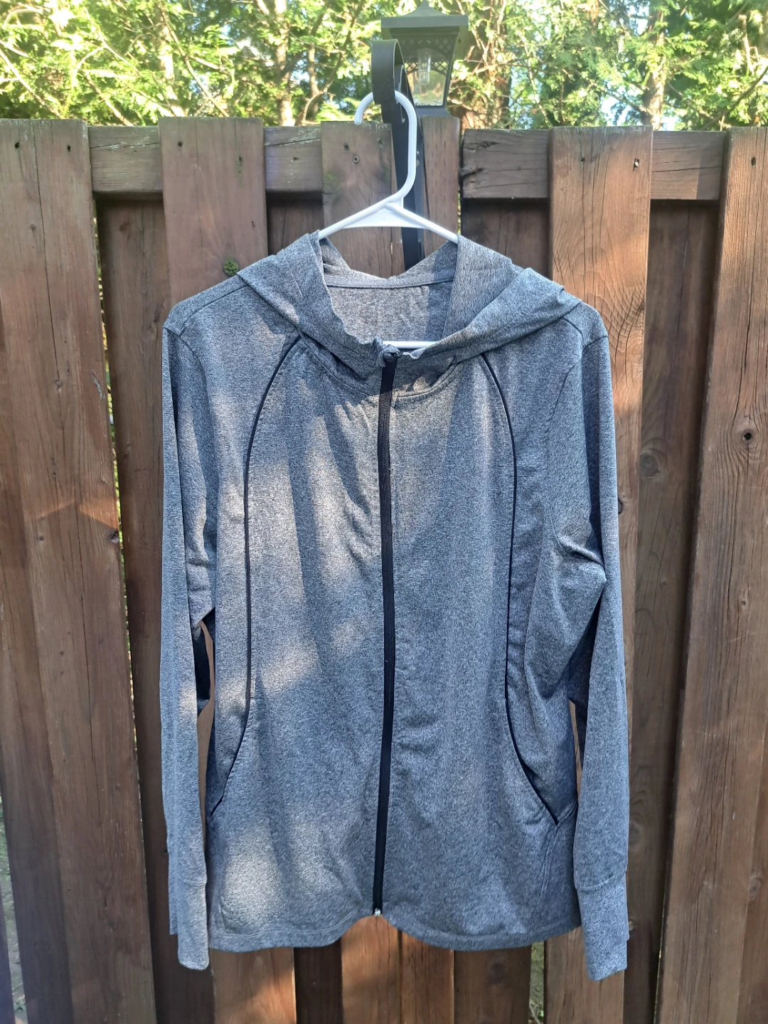 Grey Zip-Up Hoodie