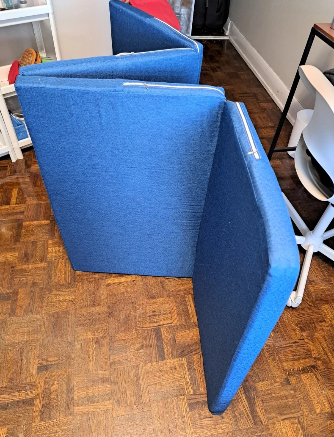 Blue Folding Floor Mattress
