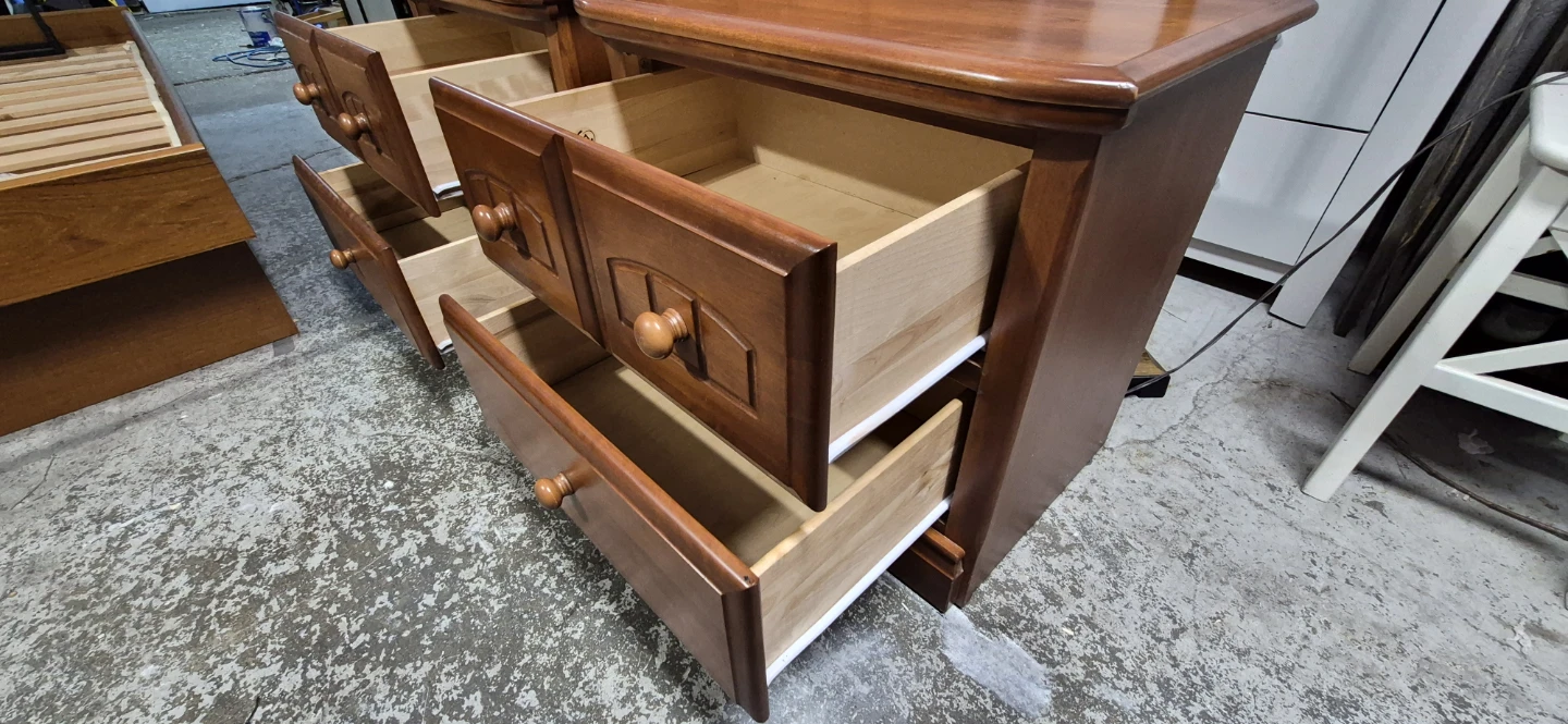 Wooden Dresser and Nightstand Set - photo 3