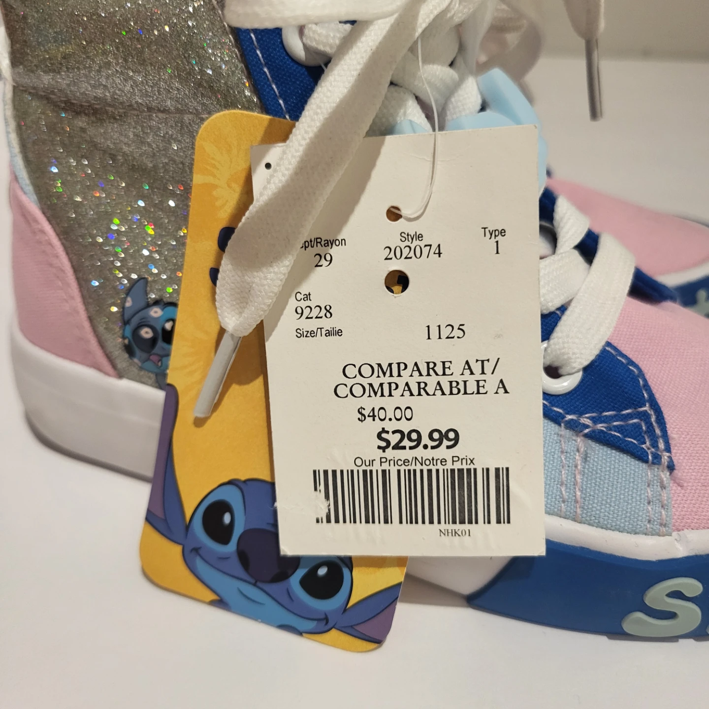 Disney Stitch & Angel High Top Sneakers - Size 12 - photo 3