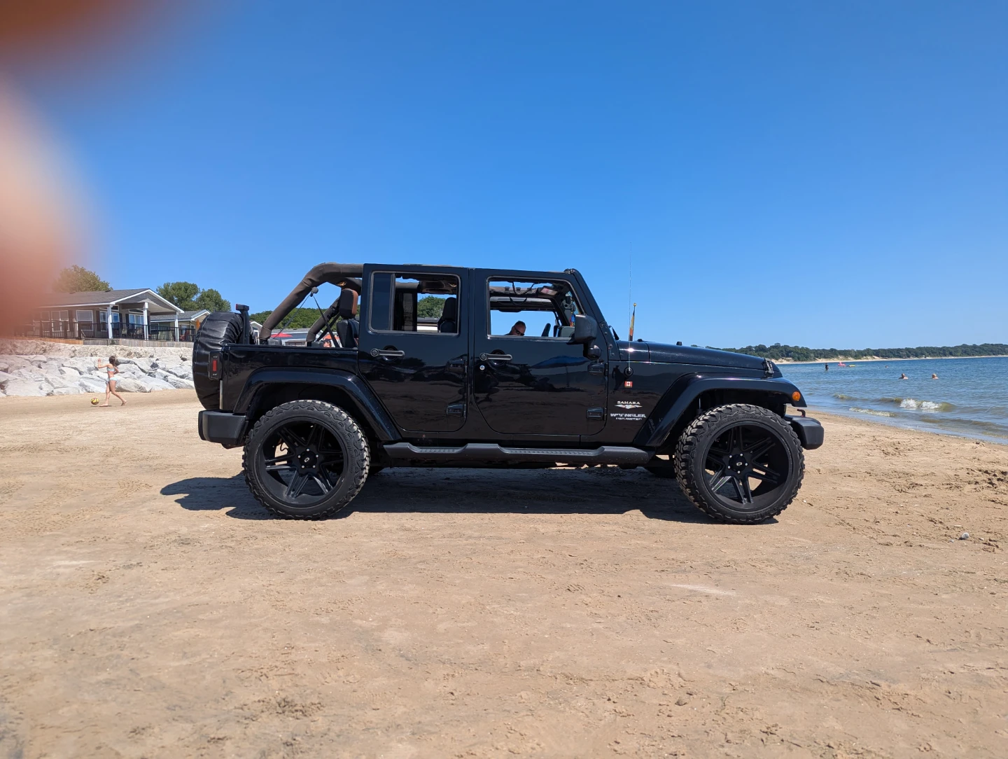 Black Jeep Wrangler Sahara unlimited. X fully upgraded - photo 5