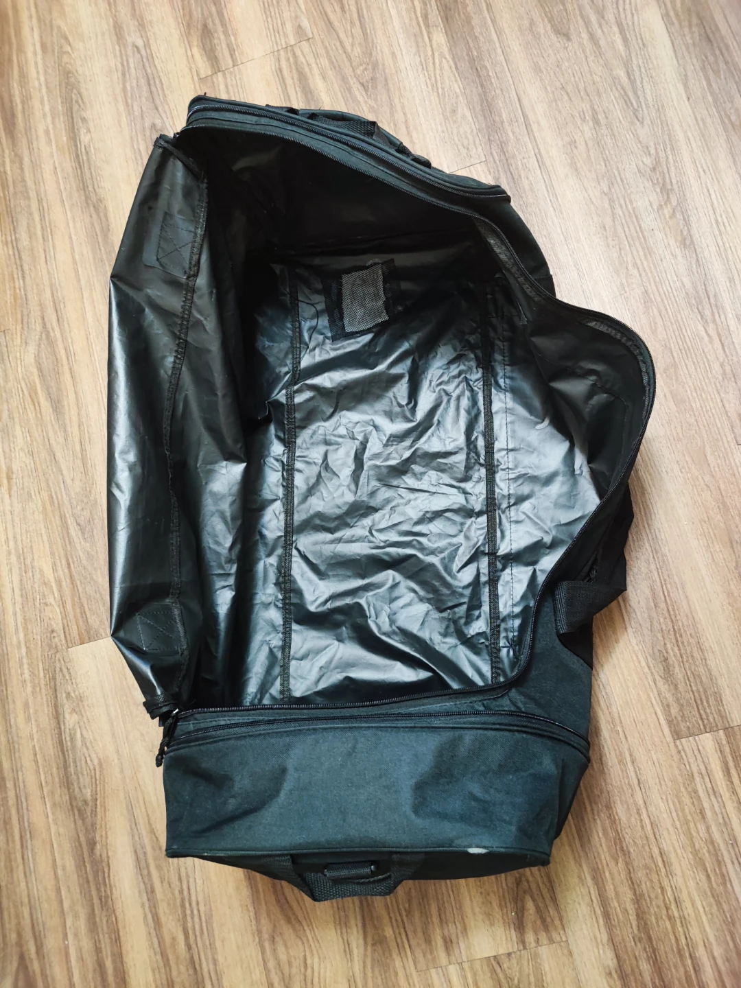 Black Rolling Duffel Bag - photo 2