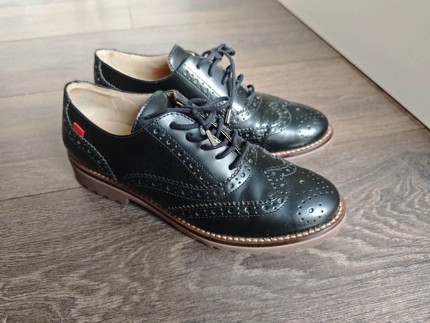 Marc Joseph New York Black Oxford Wingtip Shoes