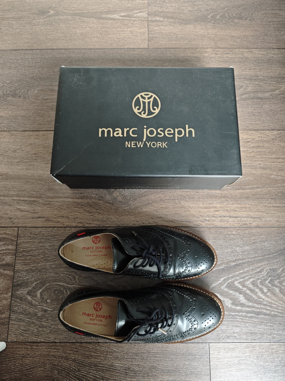 Marc Joseph New York Black Oxford Wingtip Shoes - photo 4