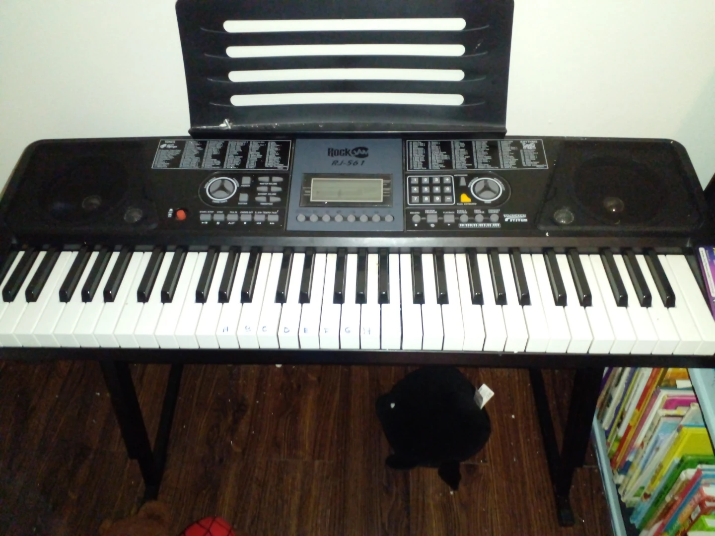 RockJam RJ-561 Electronic Keyboard with Stand