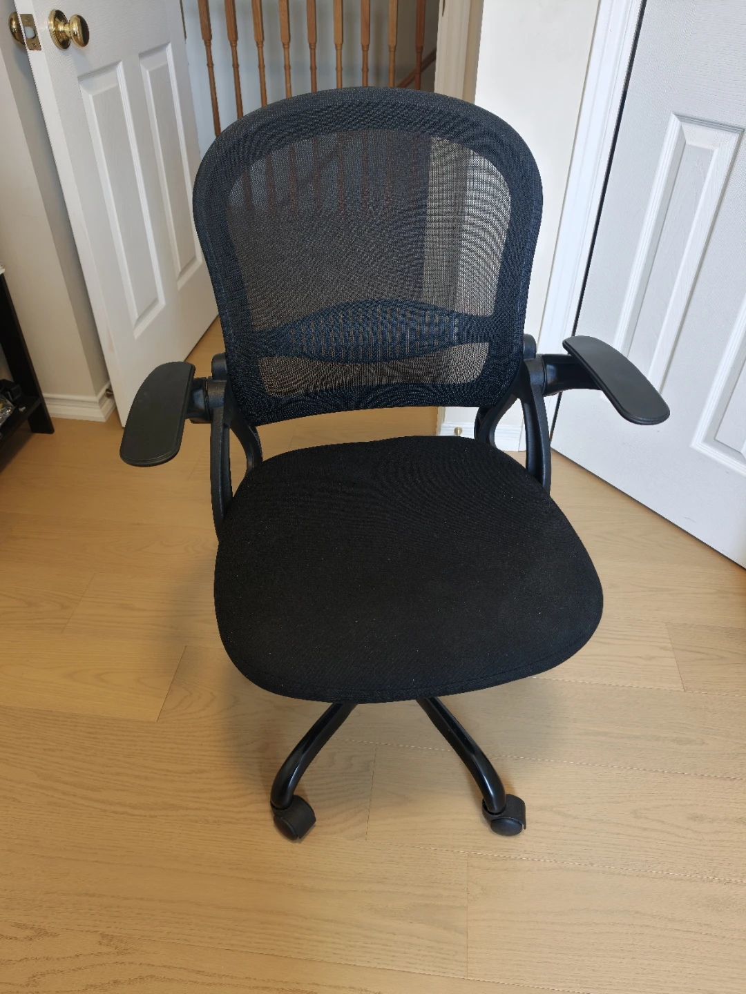 Office Chair with Adjustable Arms and Back Mesh