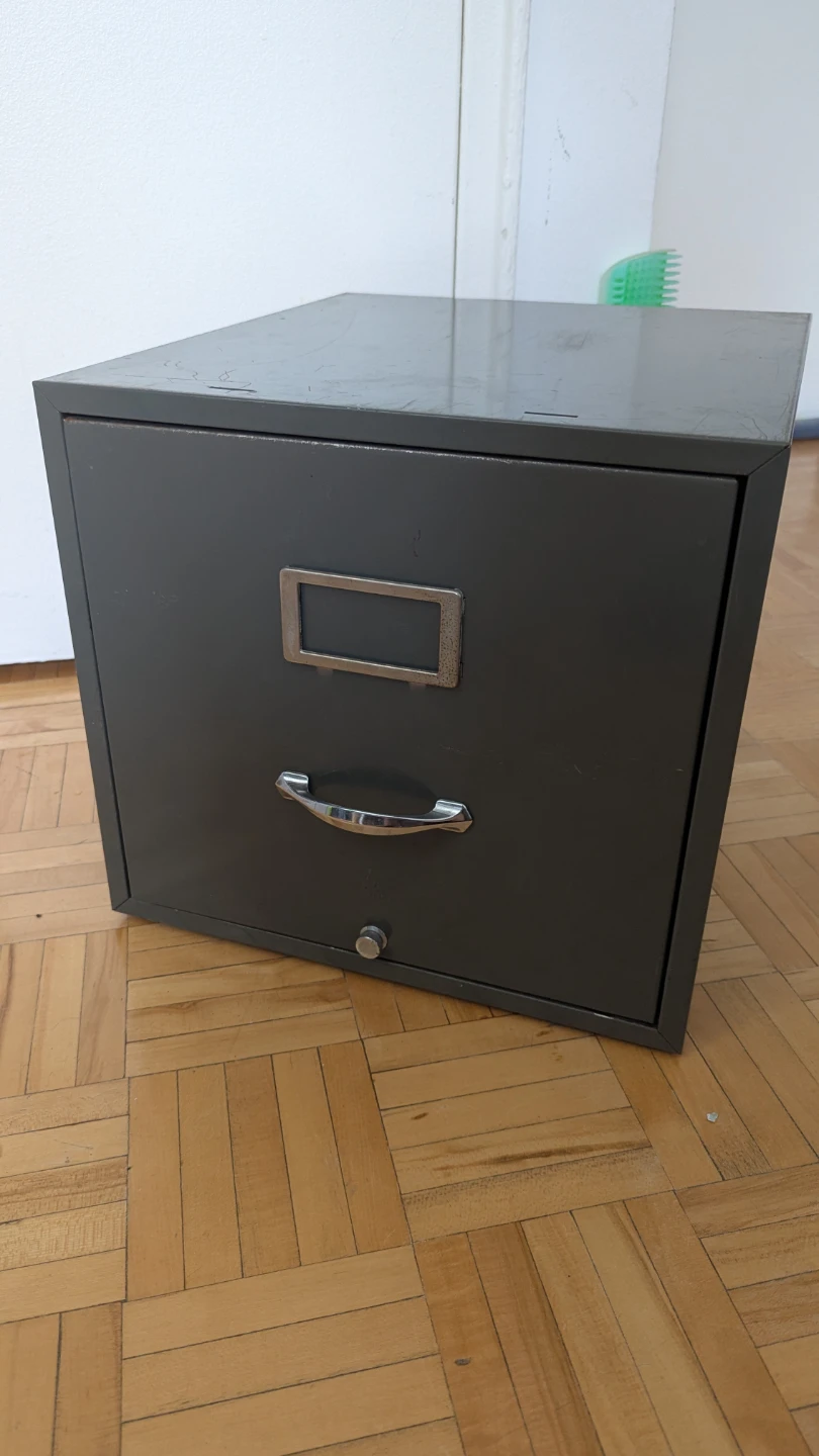 File Cabinet, 1-Drawer, Heavy Duty Office Steel Filing, Metal - photo 3