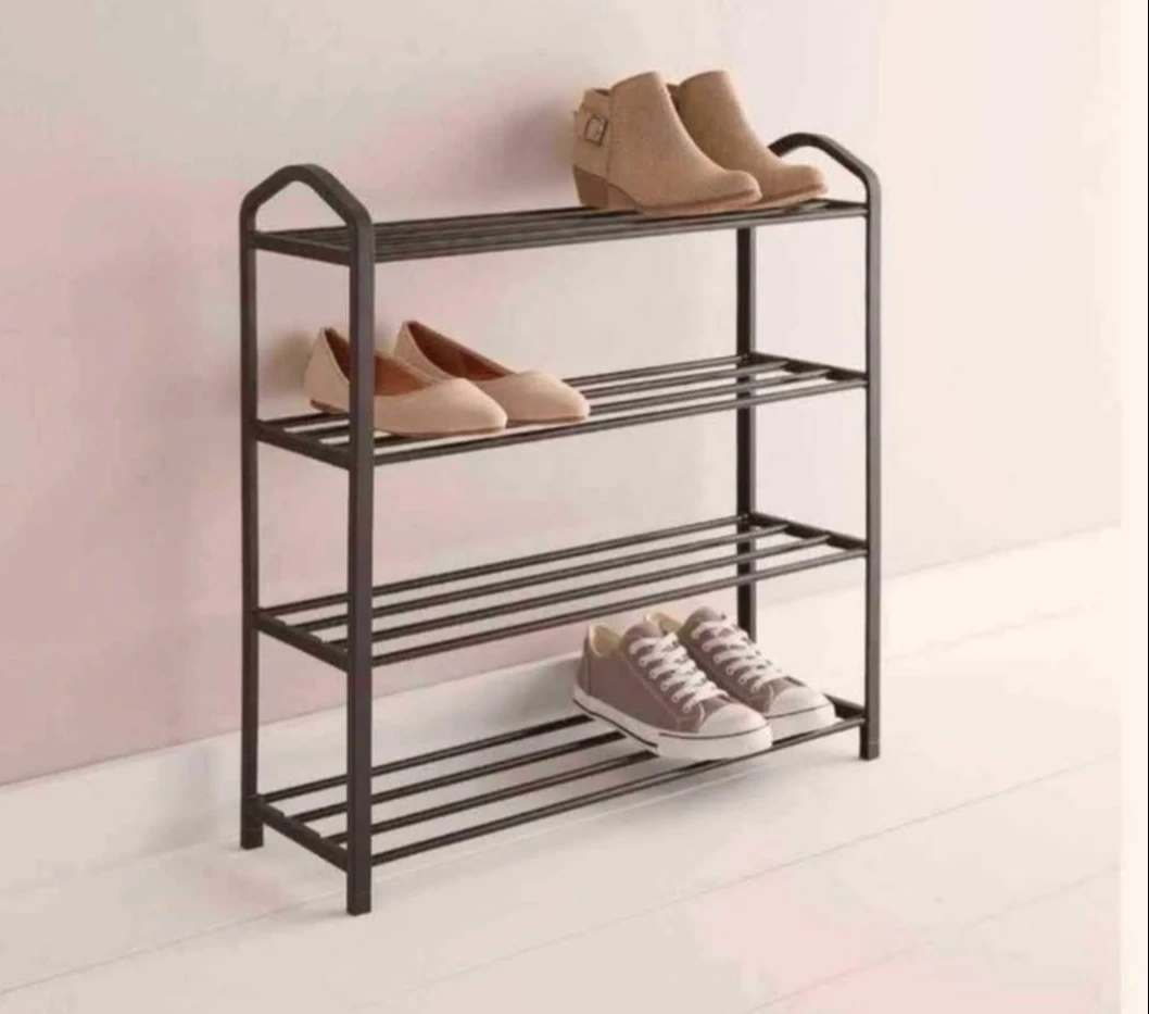 4-Tier Metal Shoe Rack Organizer