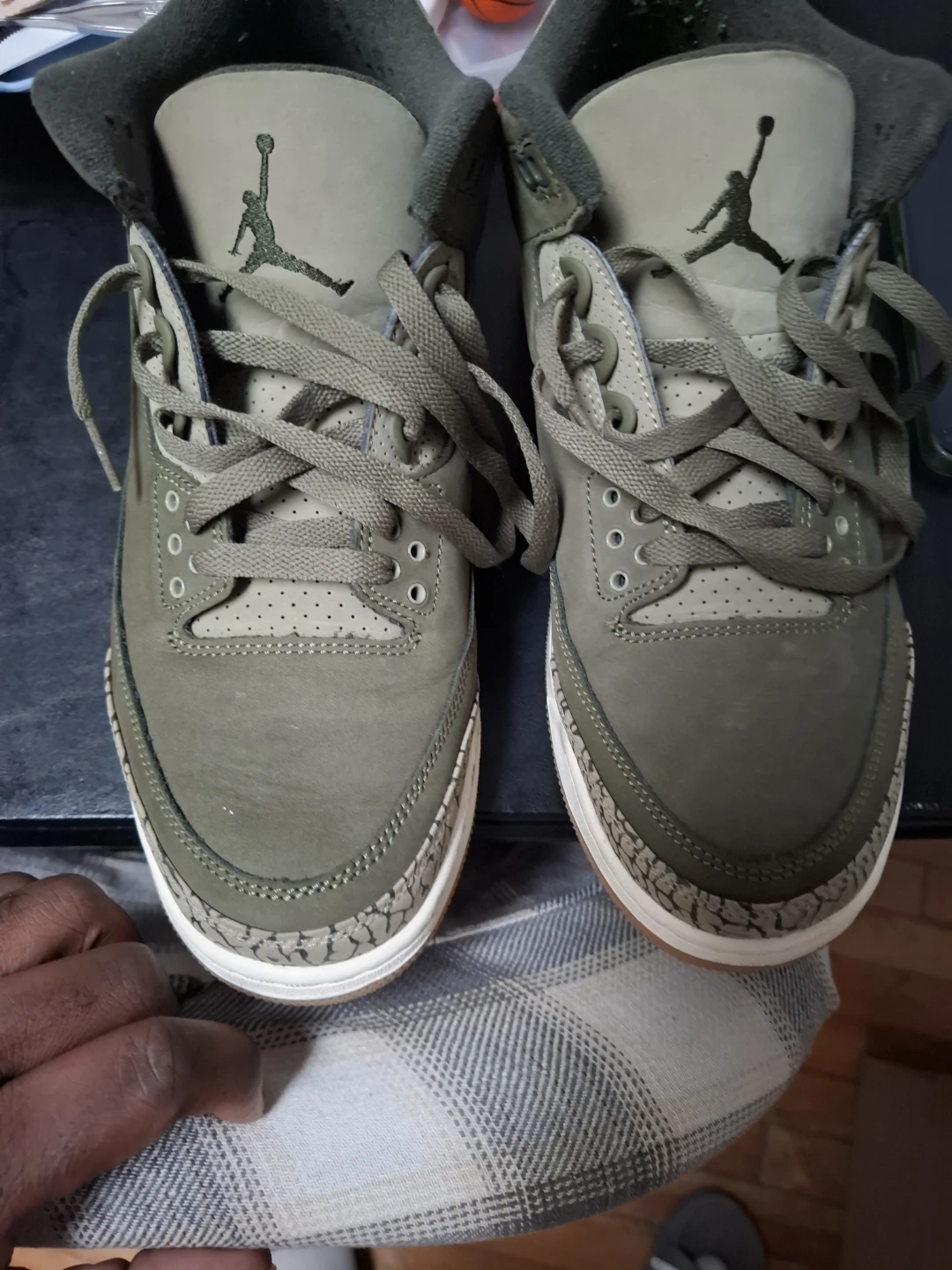 Air Jordan 3 "Medium Olive" Sneakers
