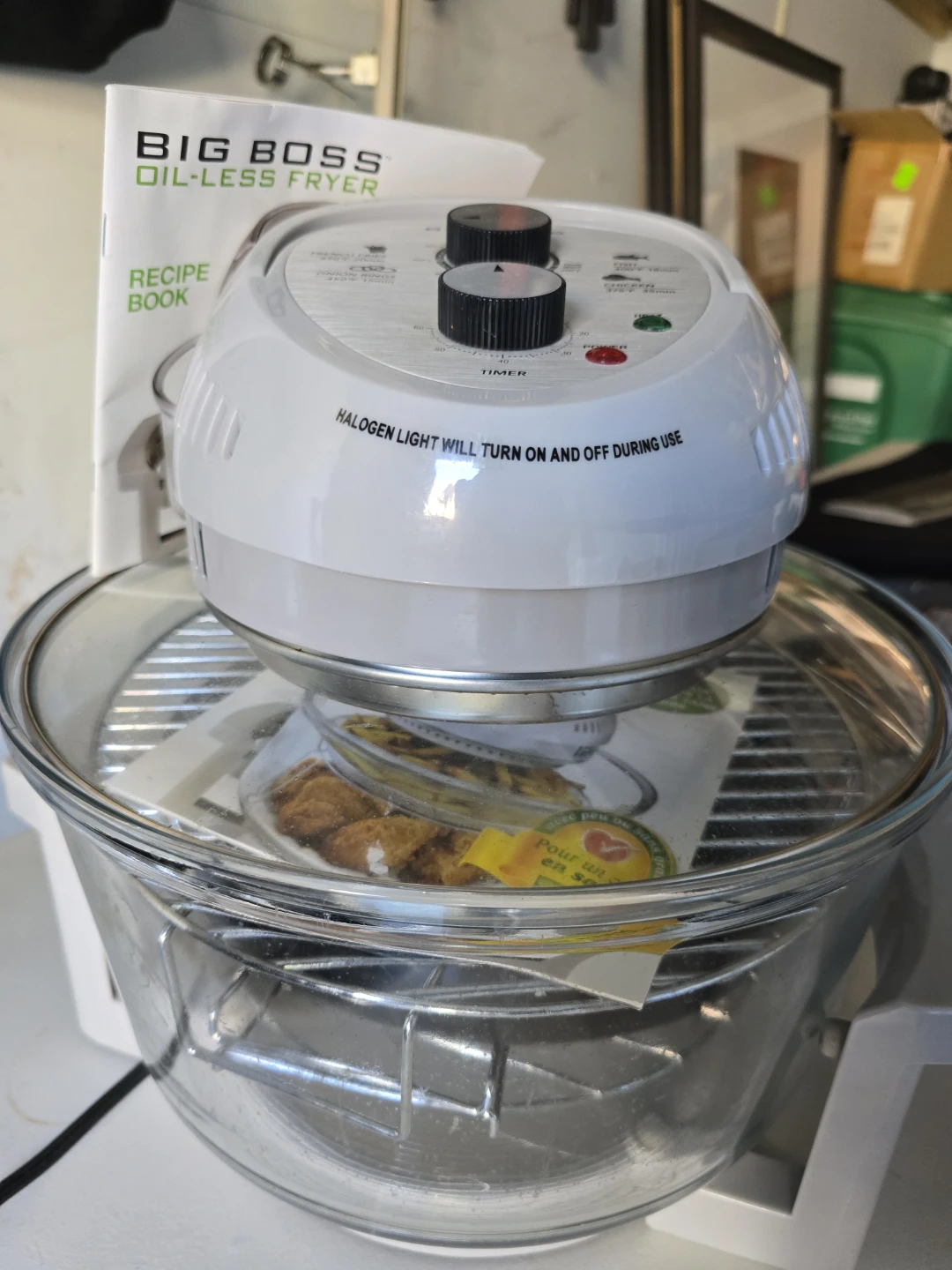 Big Boss Oil-Less Fryer with Recipe Book - photo 2