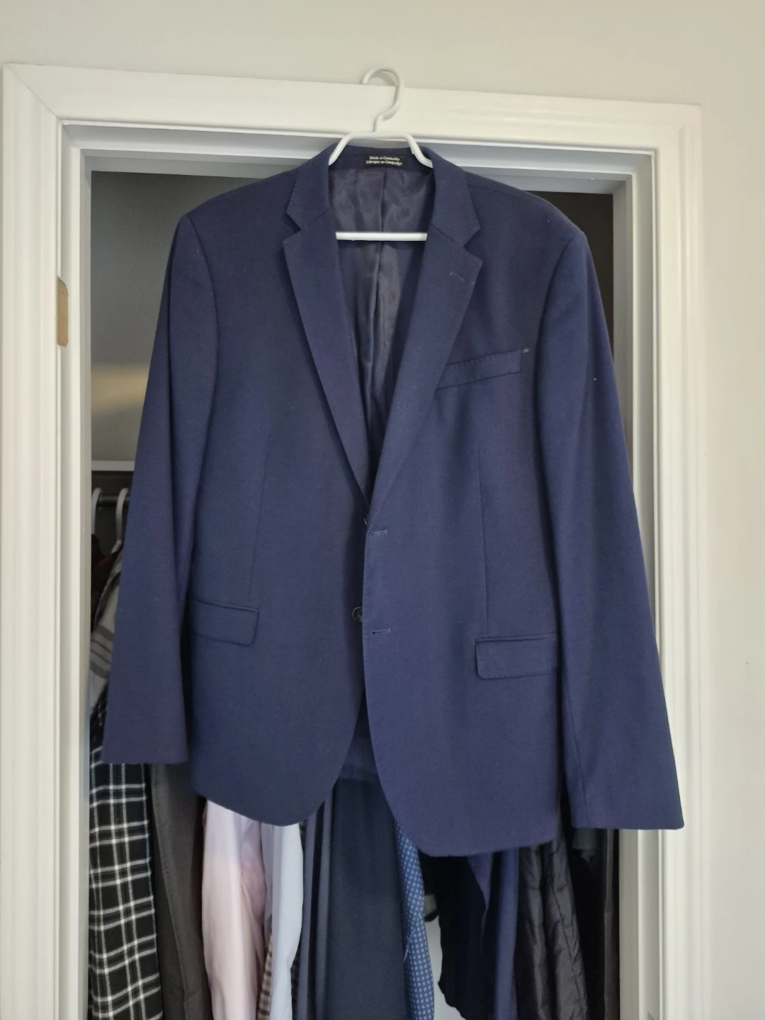 Mens Suit Blazer and 3 Dress Shirts