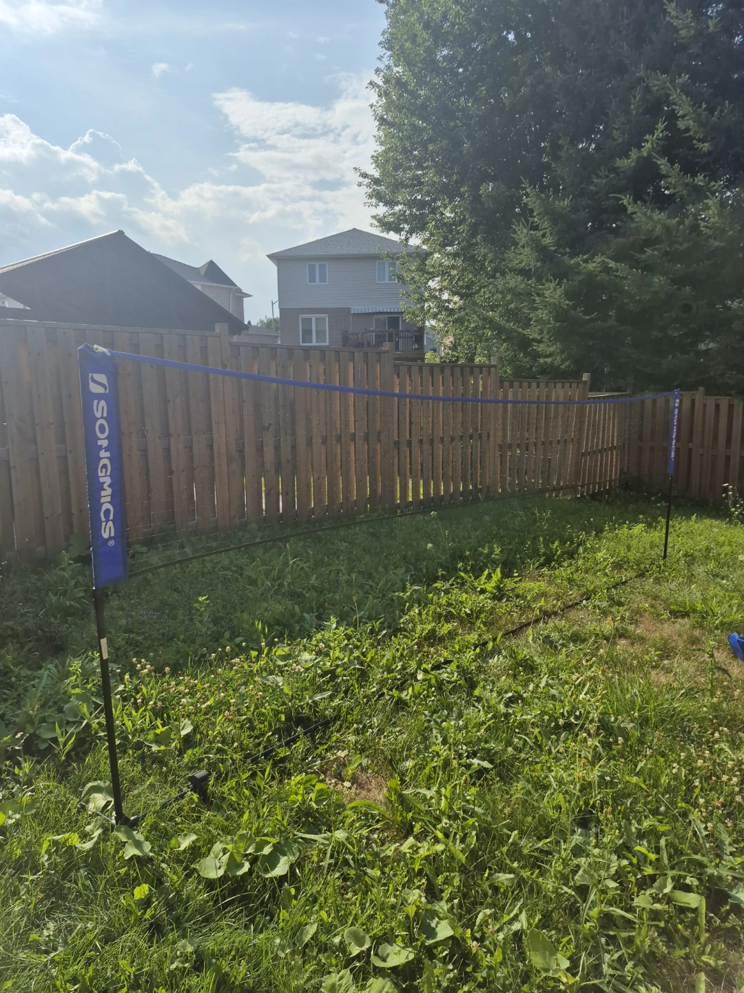 SONGMICS Badminton Volleyball Net Set