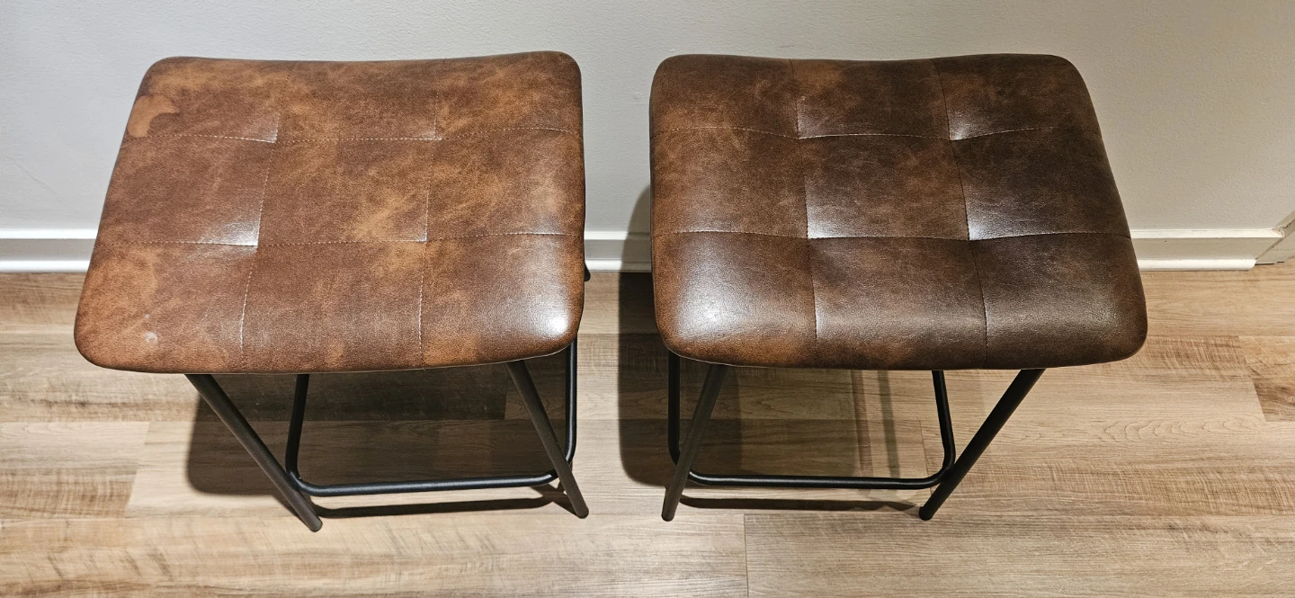 COUNTER BAR STOOLS SET OF 2 - photo 3