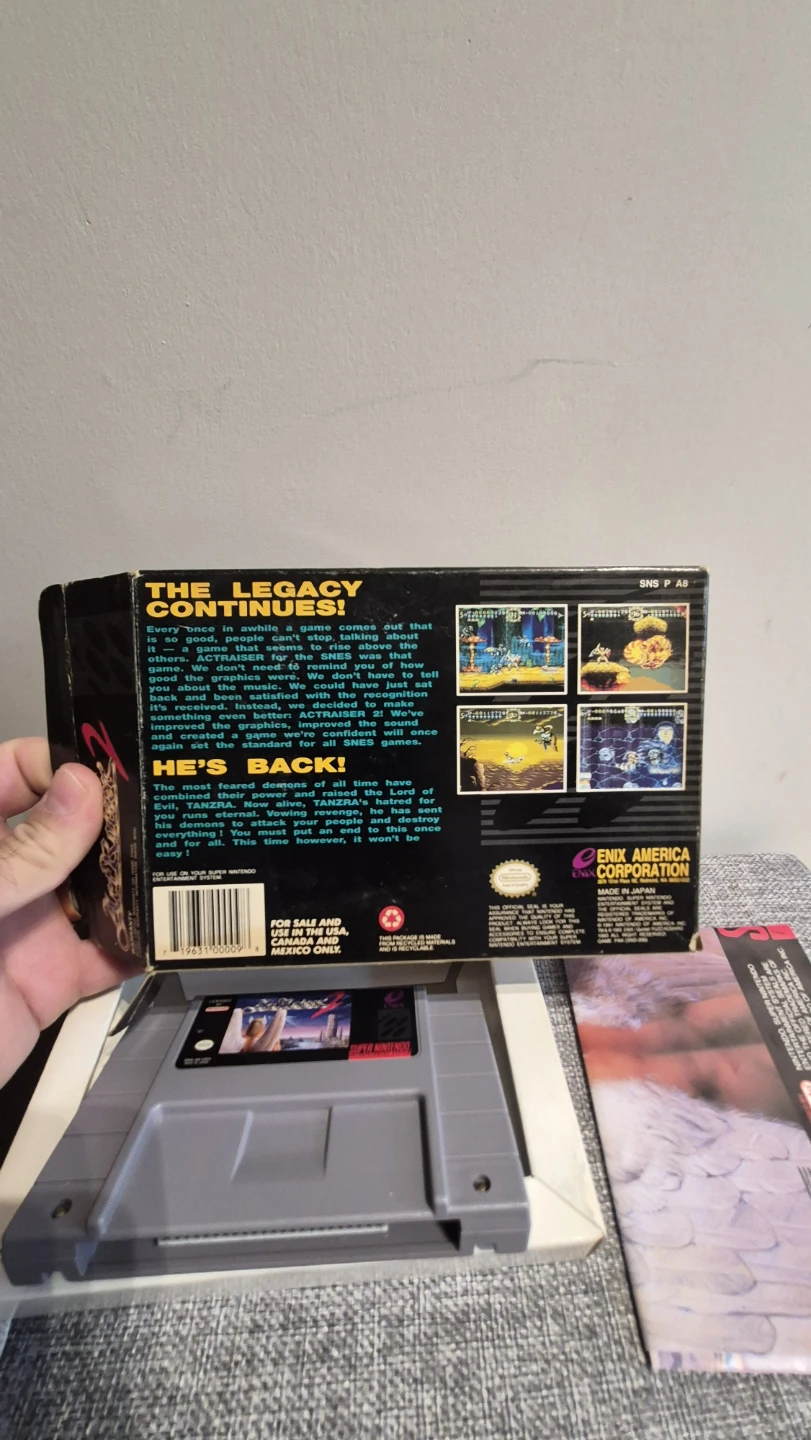 Actraiser 2 Super Nintendo SNES Game - photo 3